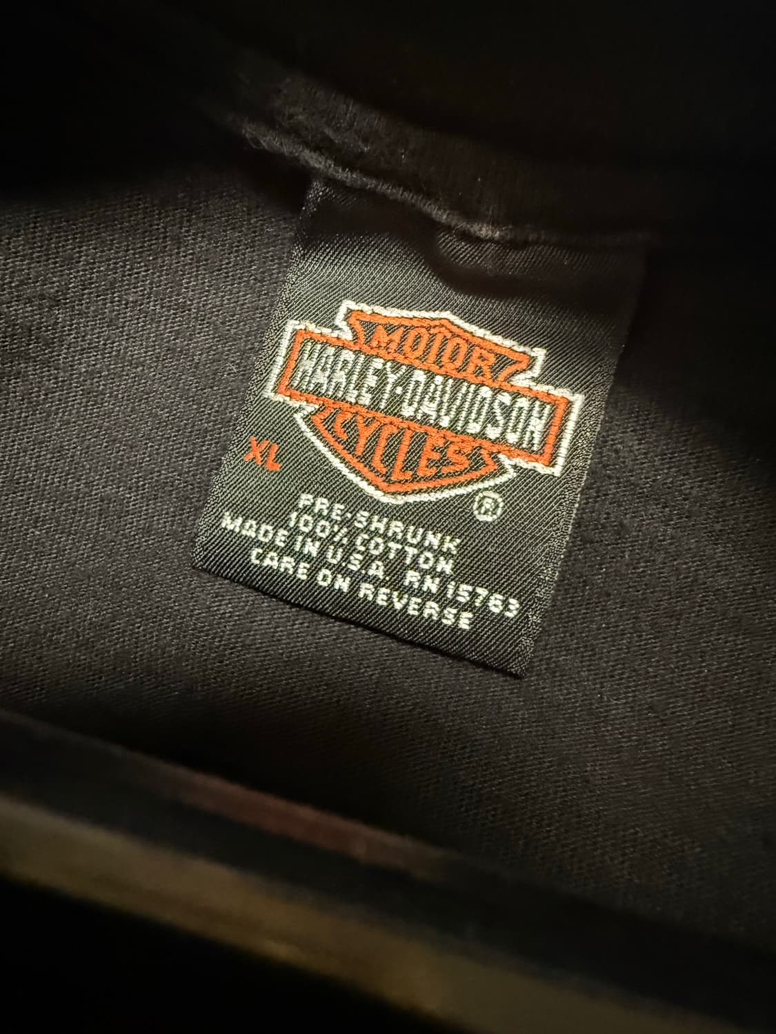 할리데이비슨 레드 플레임 롱슬리브 상품이미지3