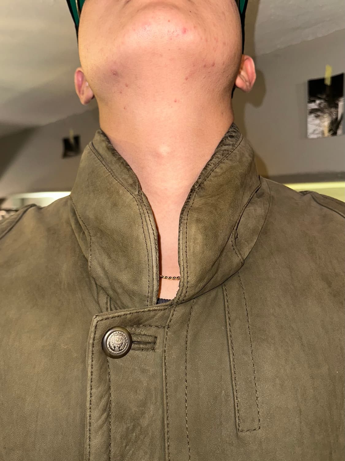 90’s Japanese shell-leather rider bomber 상품이미지4