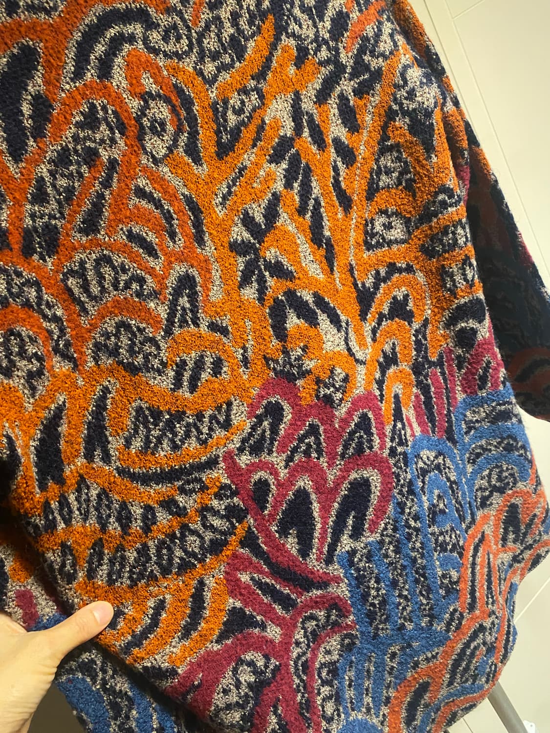 미쏘니 스포츠 패턴 가디건 상품이미지5