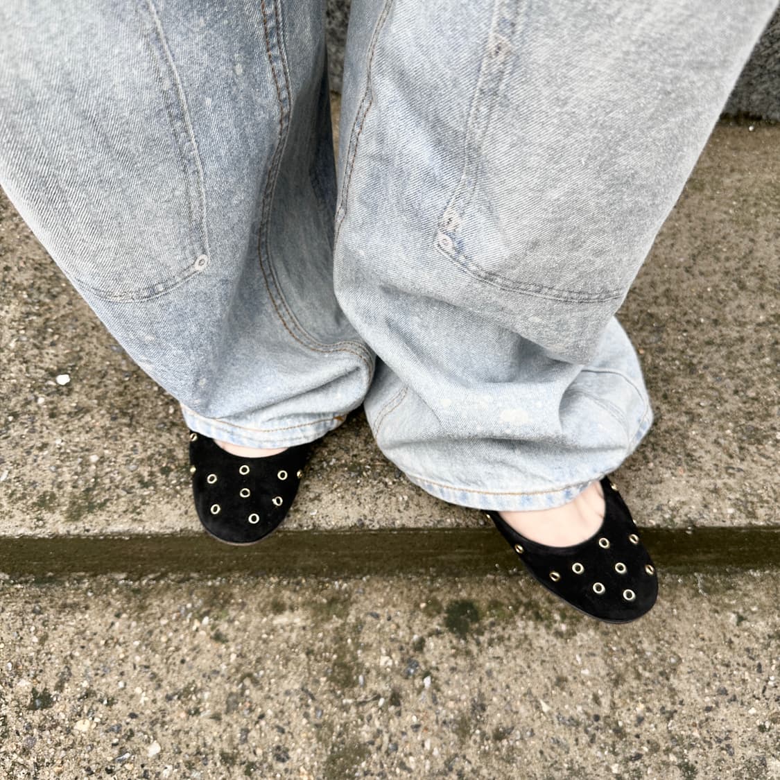 00s 쥬세페 자노티 스웨이드 발레 플랫 상품이미지10