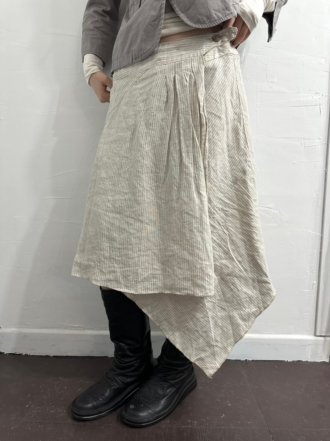 benetton wrap skirt 상품이미지1