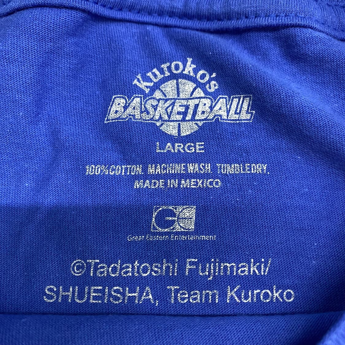 쿠로코의농구 오피셜 애니메이션 티셔츠 상품이미지3