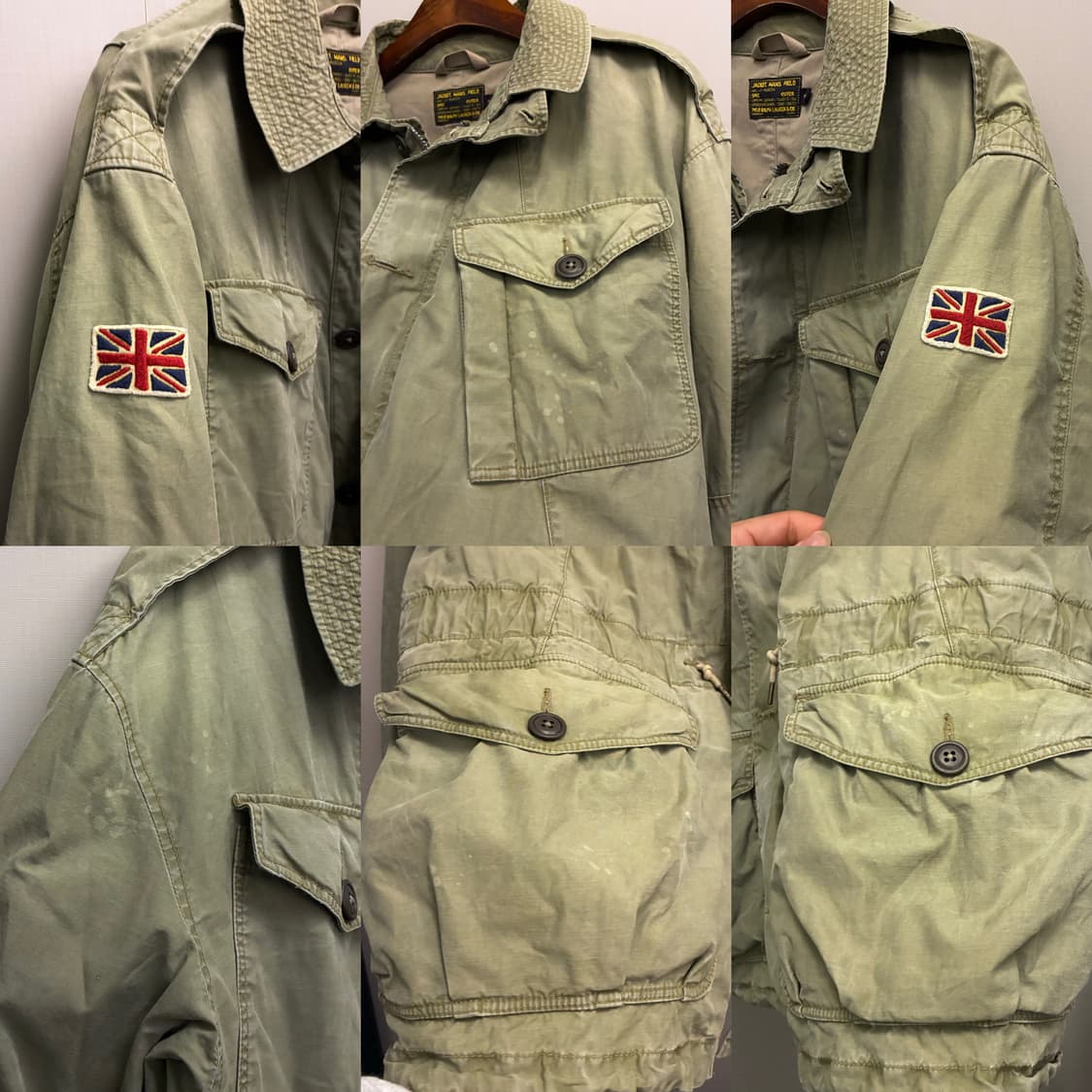 (XL)POLO 폴로랄프로렌 M47 유니언잭 필드 컴뱃자켓 야상 상품이미지5