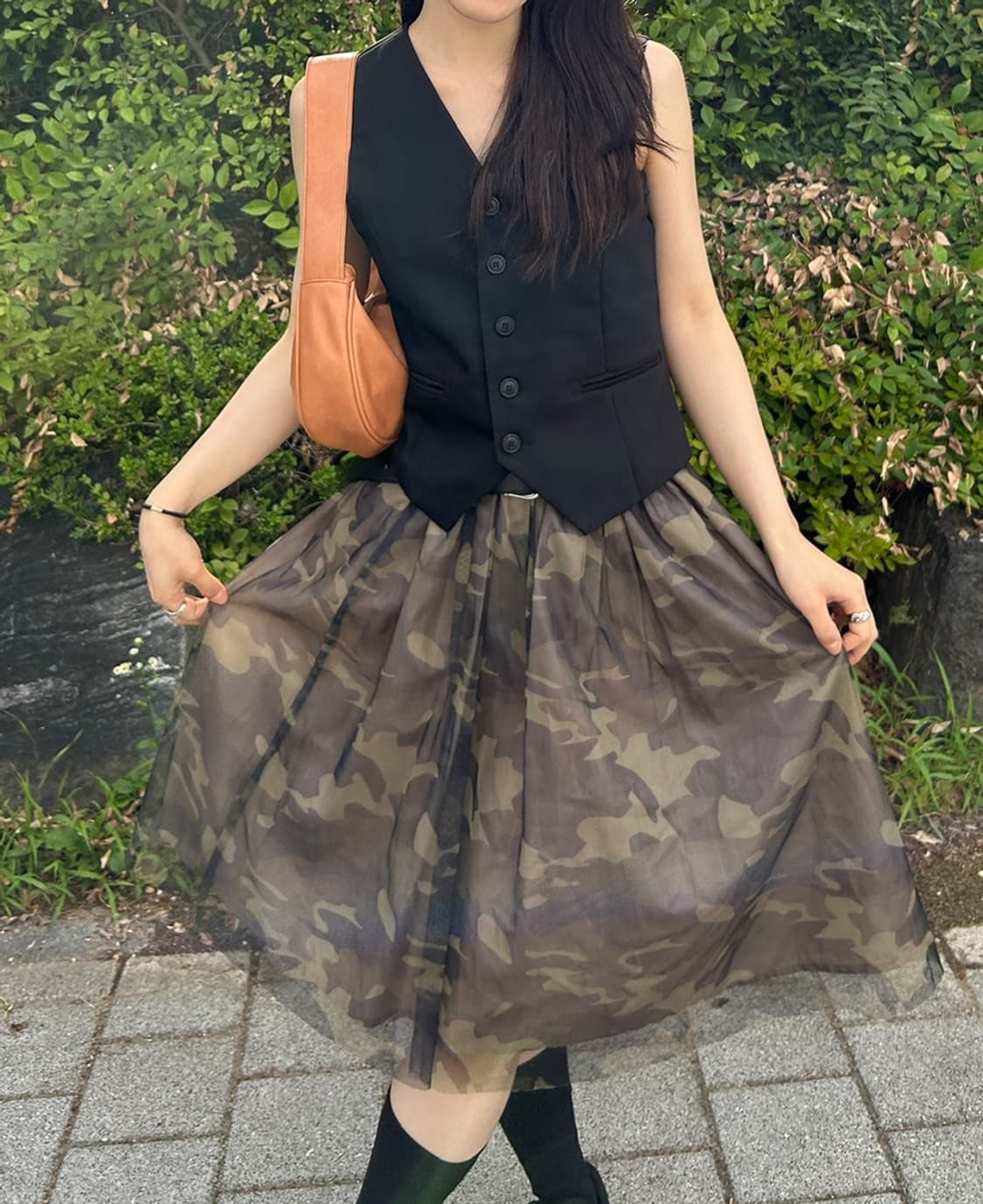 Camo sha skirt 상품이미지1