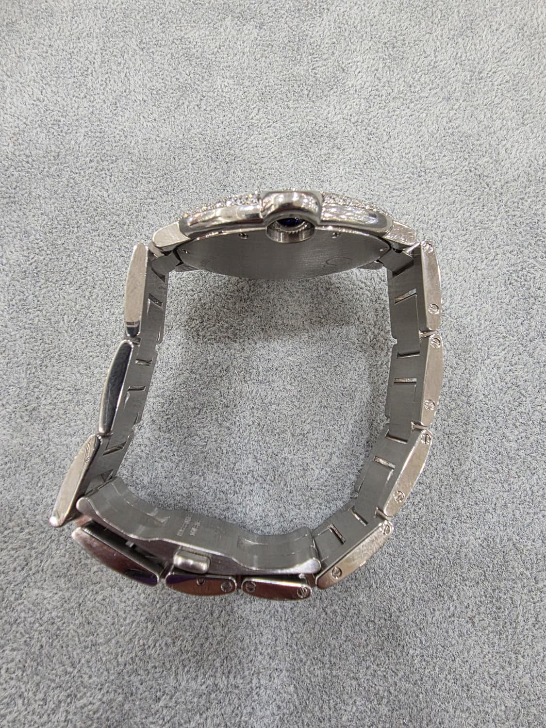 까르띠에 발롱블루 스틸 다이아 시계 정품 상품이미지4