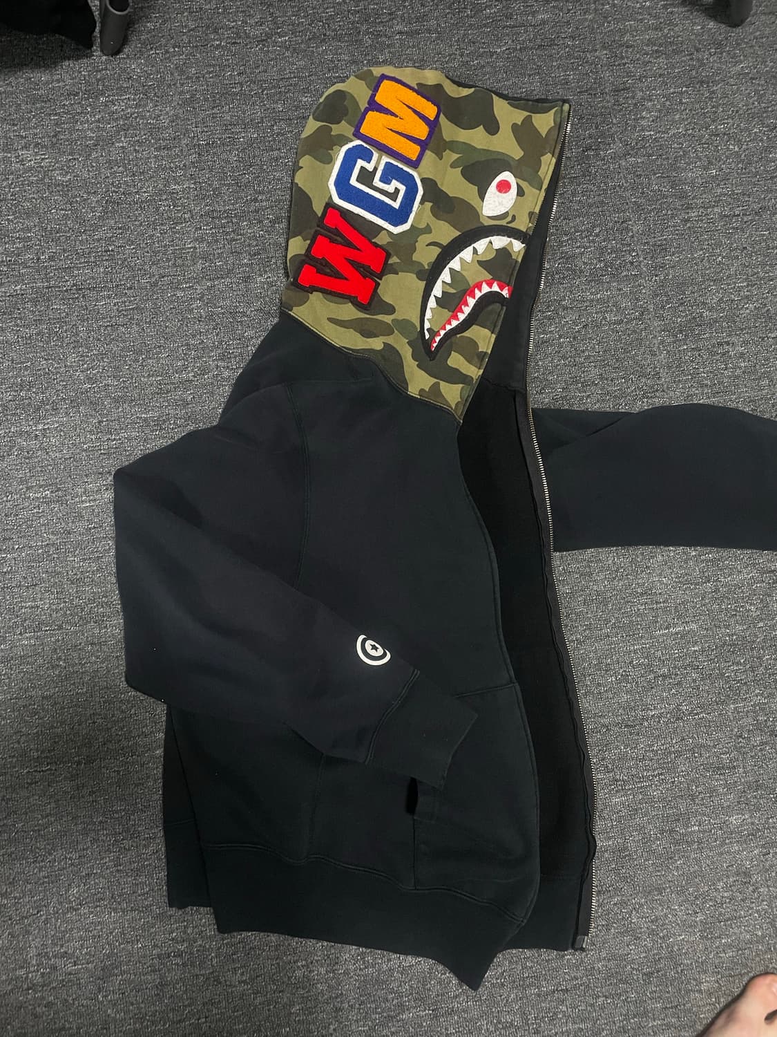 베이프 후드집업 L 상품이미지1