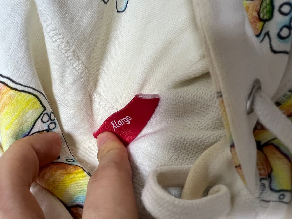 슈프림 버터플라이 후디 XL 상품이미지3