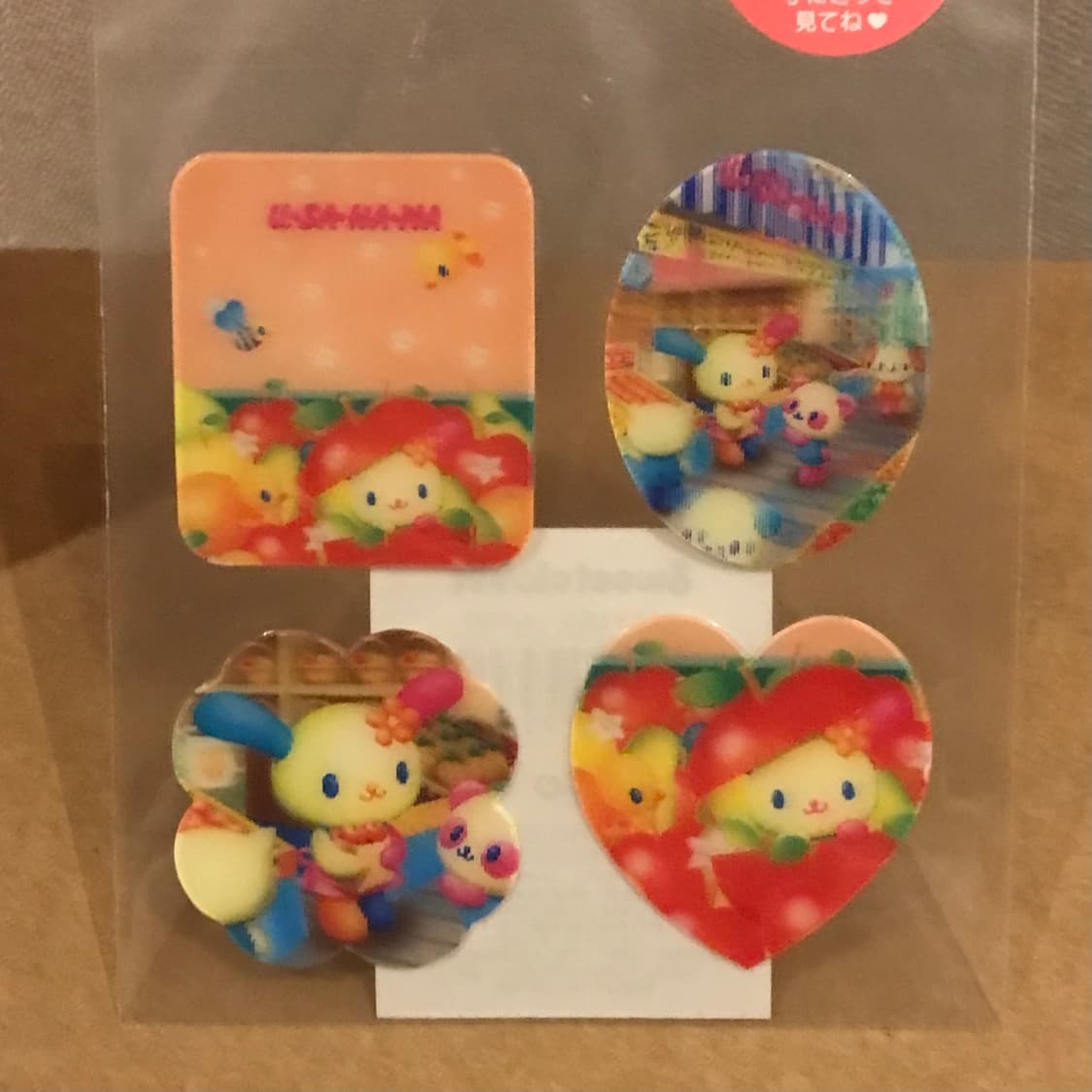 레어 고전 우사하나 3D 스티커 상품이미지1