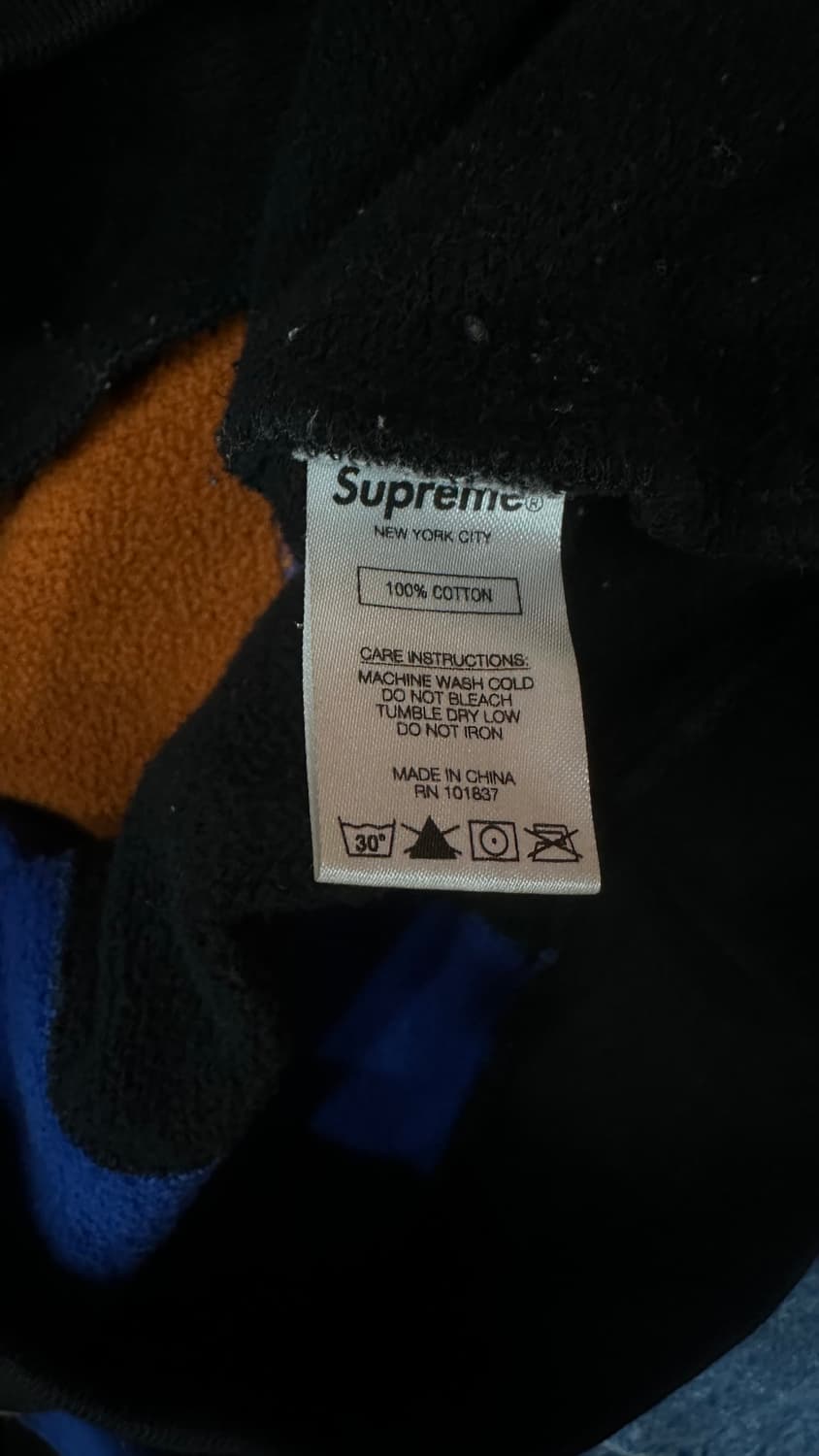 18fw 슈프림 트라이컬러 후드 m 상품이미지7