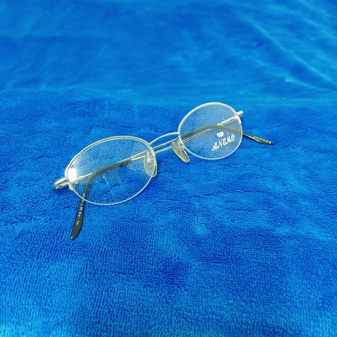 실버 반무테 빈티지안경 상품이미지3