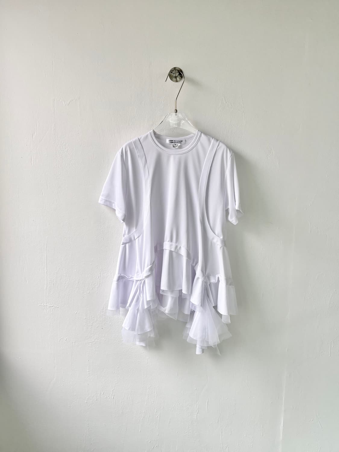 꼼데가르송 24SS 러플 티셔츠 상품이미지1