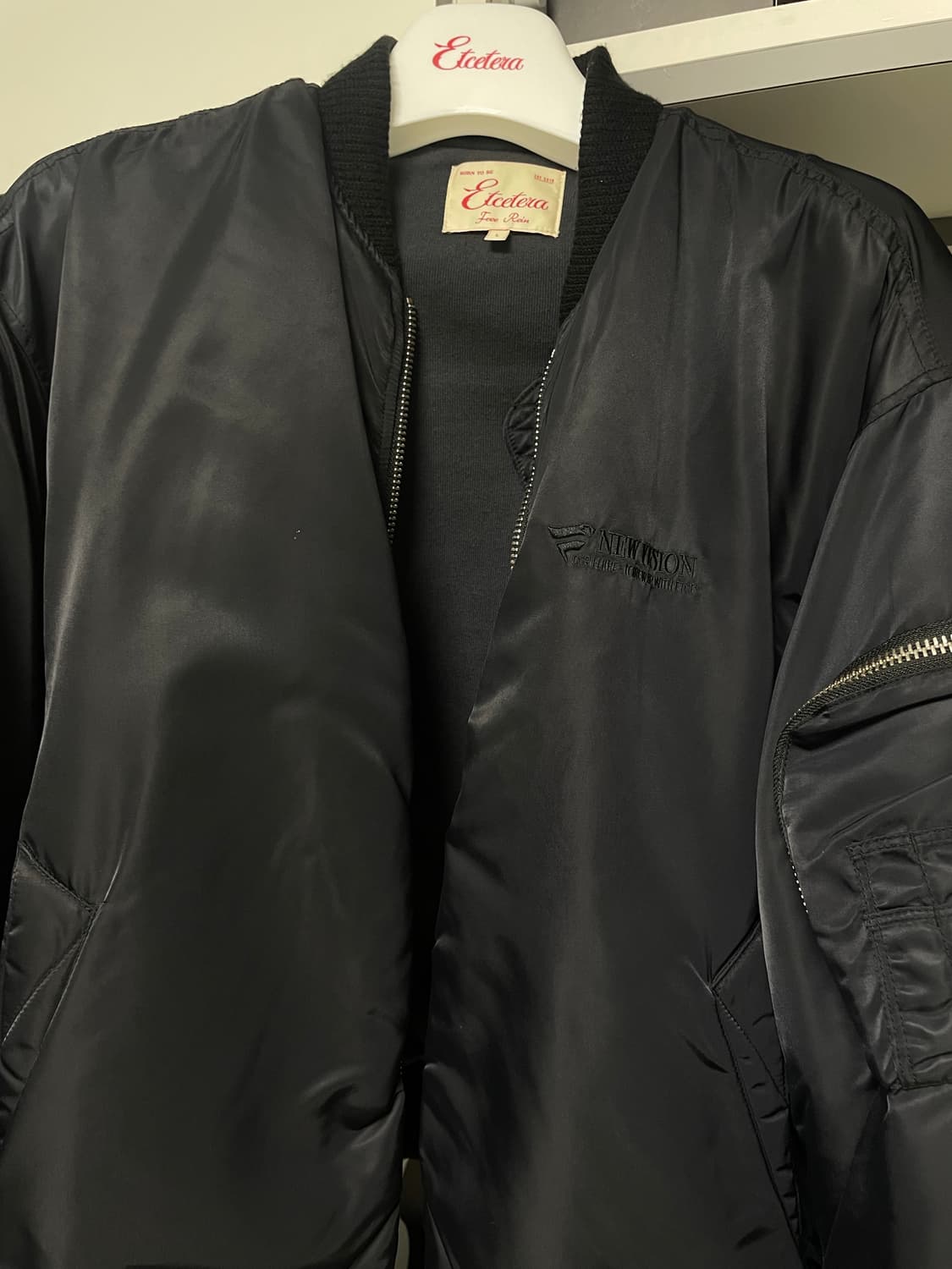 ETCE 리버시블 봄버 BLACK L 상품이미지1