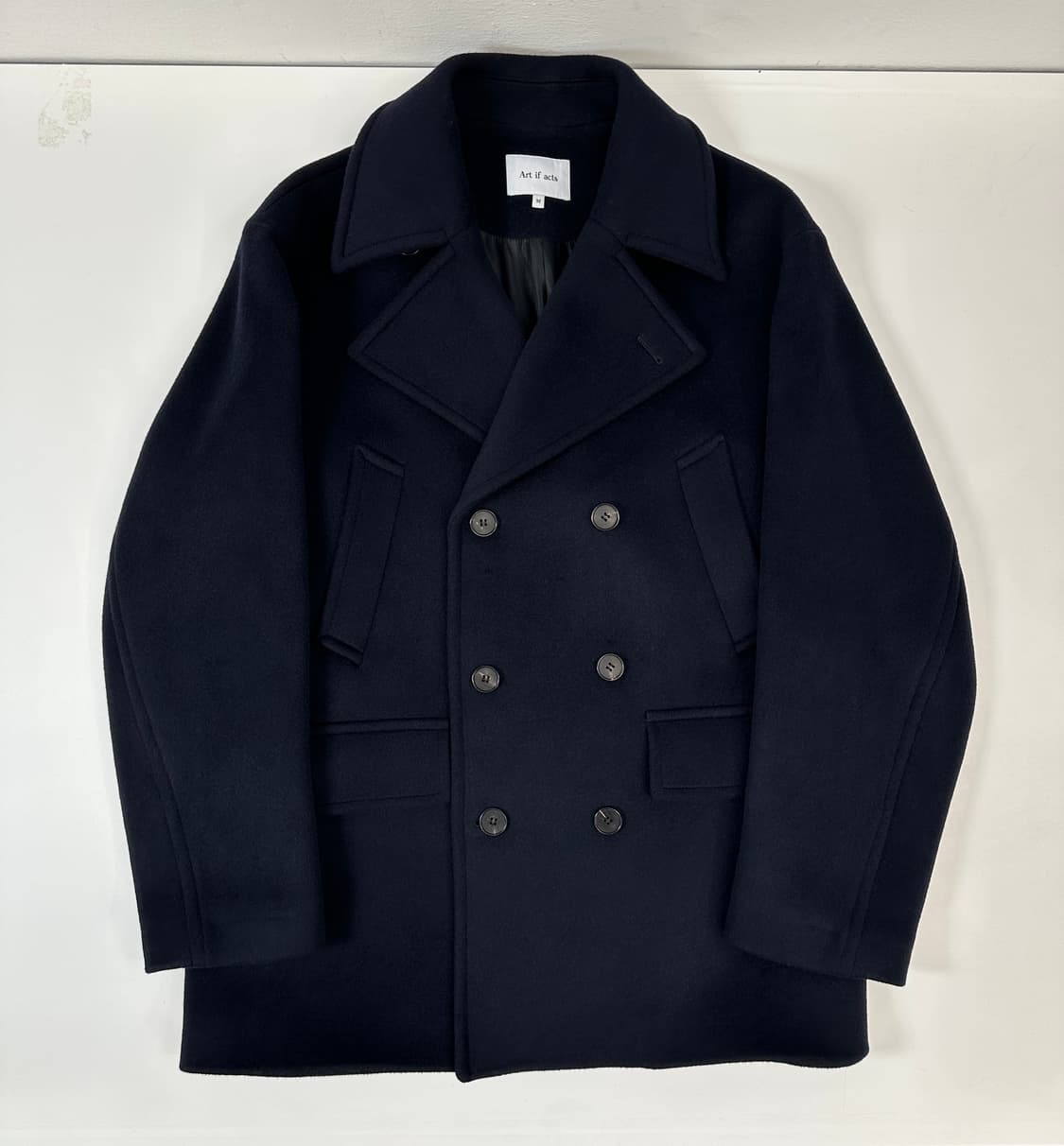 아트 이프 팩츠 오버핏 피코트 (캐시미어혼방) 상품이미지2