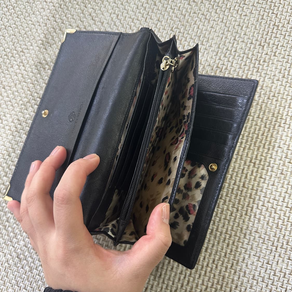 실측확인 루이까또즈 헤리티지 장지갑 0408D 상품이미지3