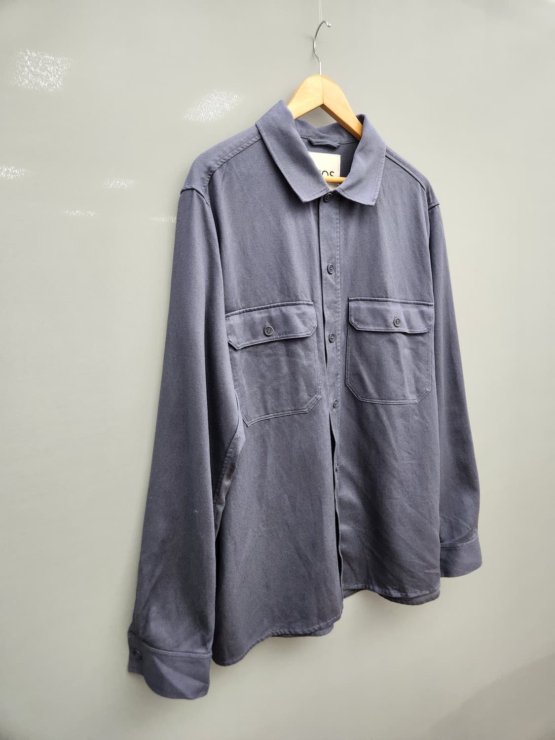 cos 코스 오버사이즈 셔츠자켓 퍼플/블루 상품이미지2