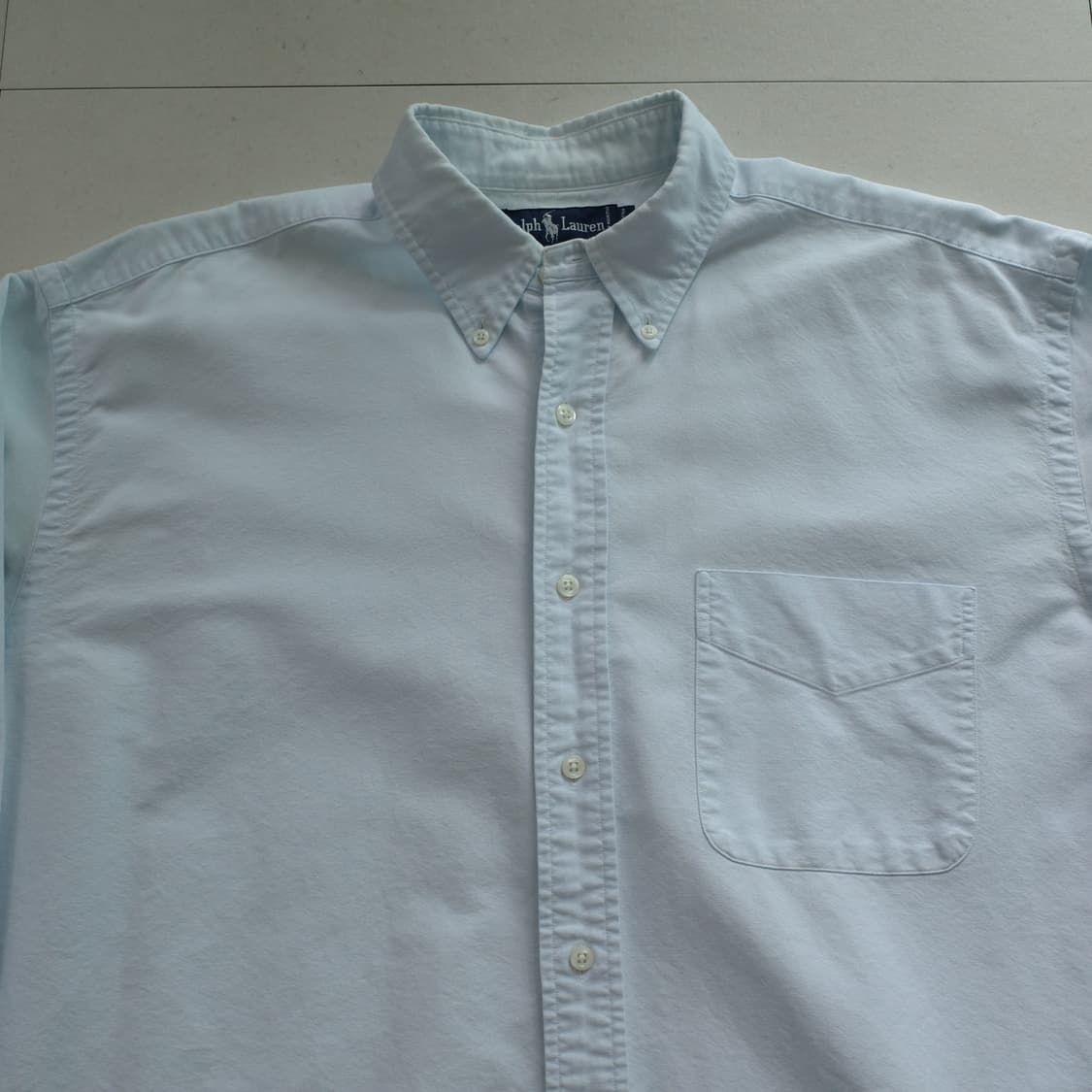 [L] 폴로 랄프로렌 빅 옥스포드 셔츠 블루 상품이미지3
