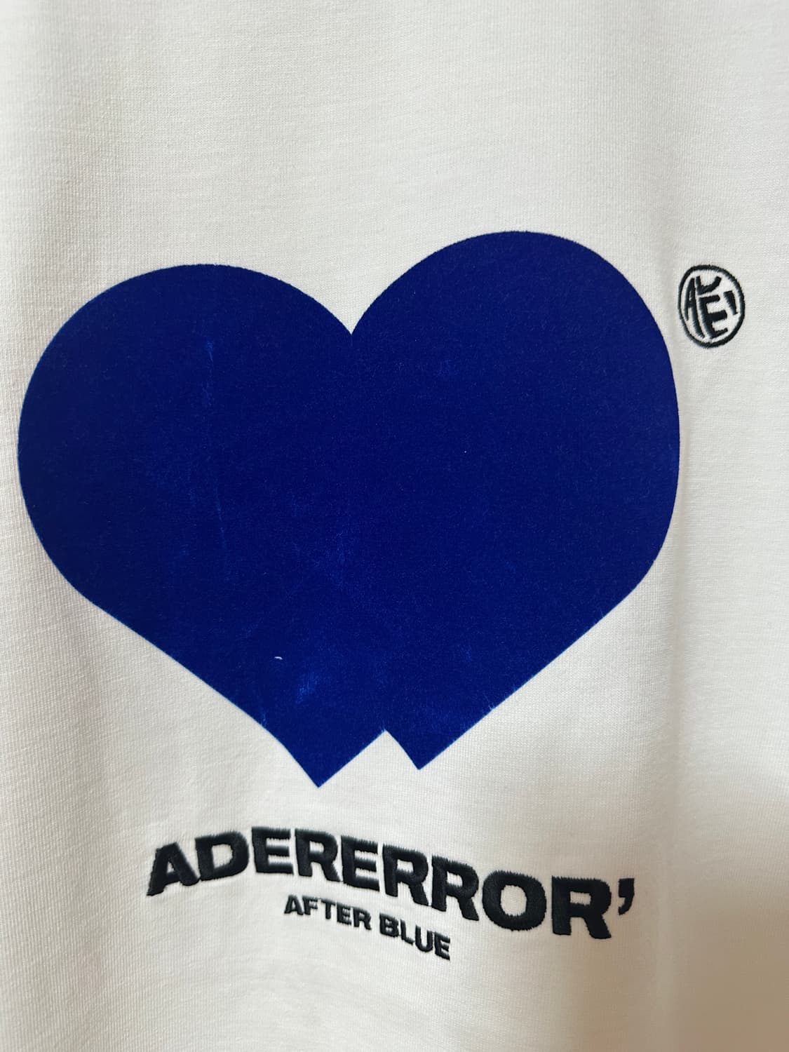 아더에러 트윈하트 반팔 티셔츠 화이트 A2사이즈 상품이미지2
