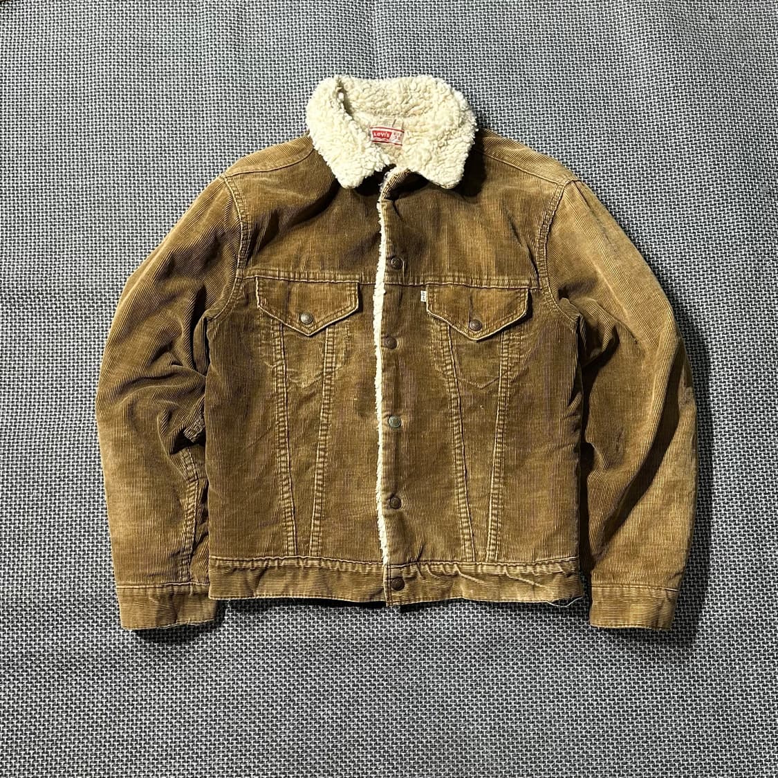 80s usa 리바이스 코듀로이 셰르파 자켓 (L/old-8461) 상품이미지1