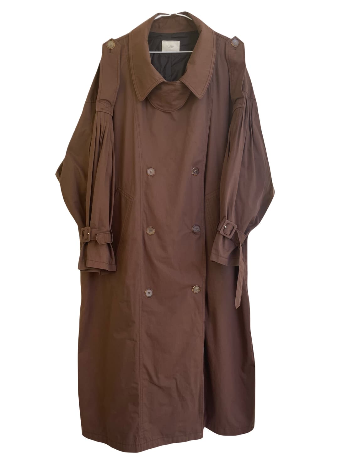 Pleats Trench Coat 상품이미지1