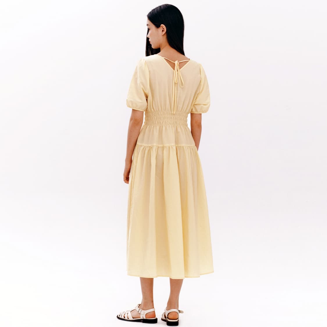 마리끌레르(marie claire) 바스락 퍼프 프릴 원피스 55 상품이미지3