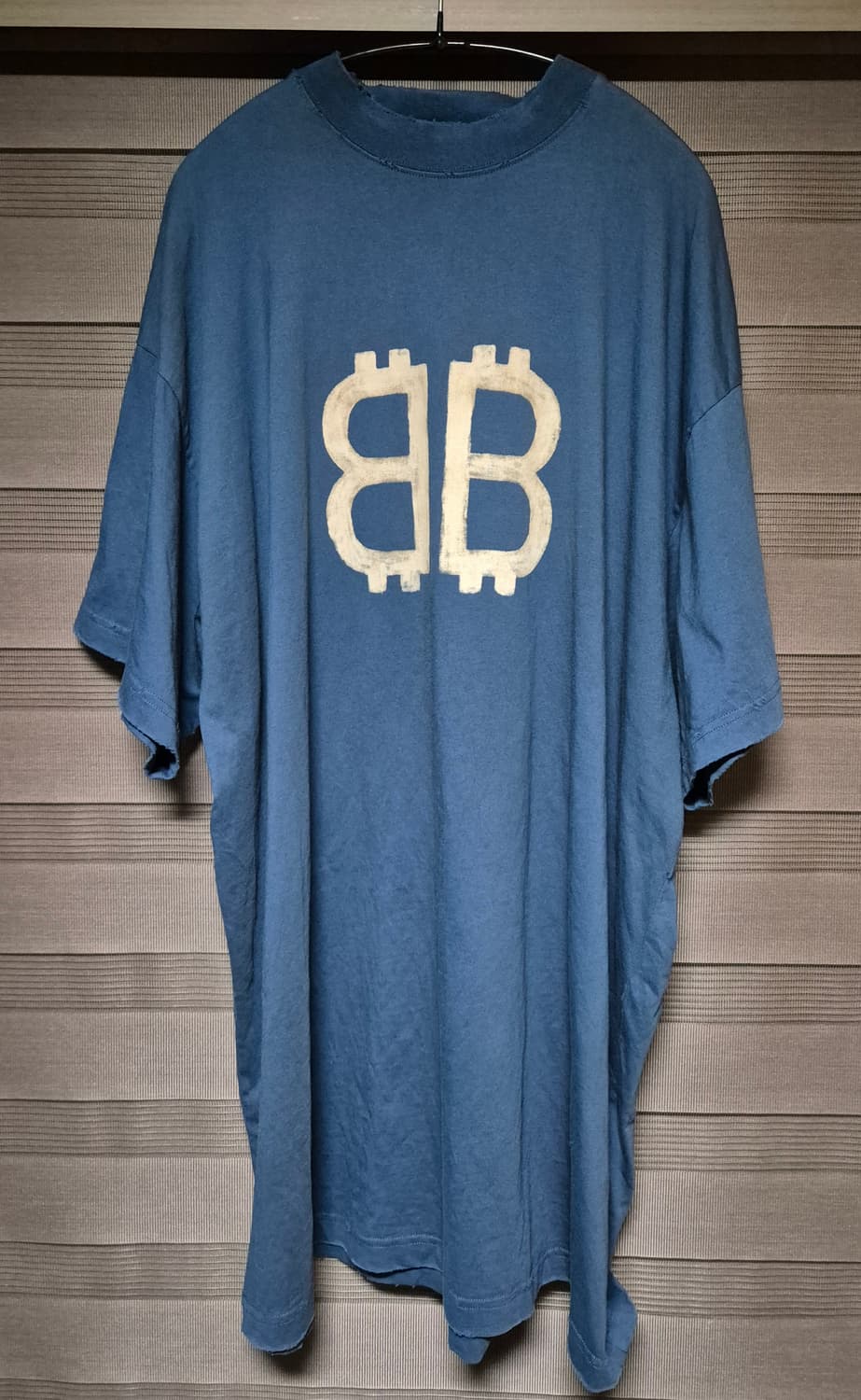 [3]발렌시아가 크립토 반팔 티셔츠 블루 상품이미지2