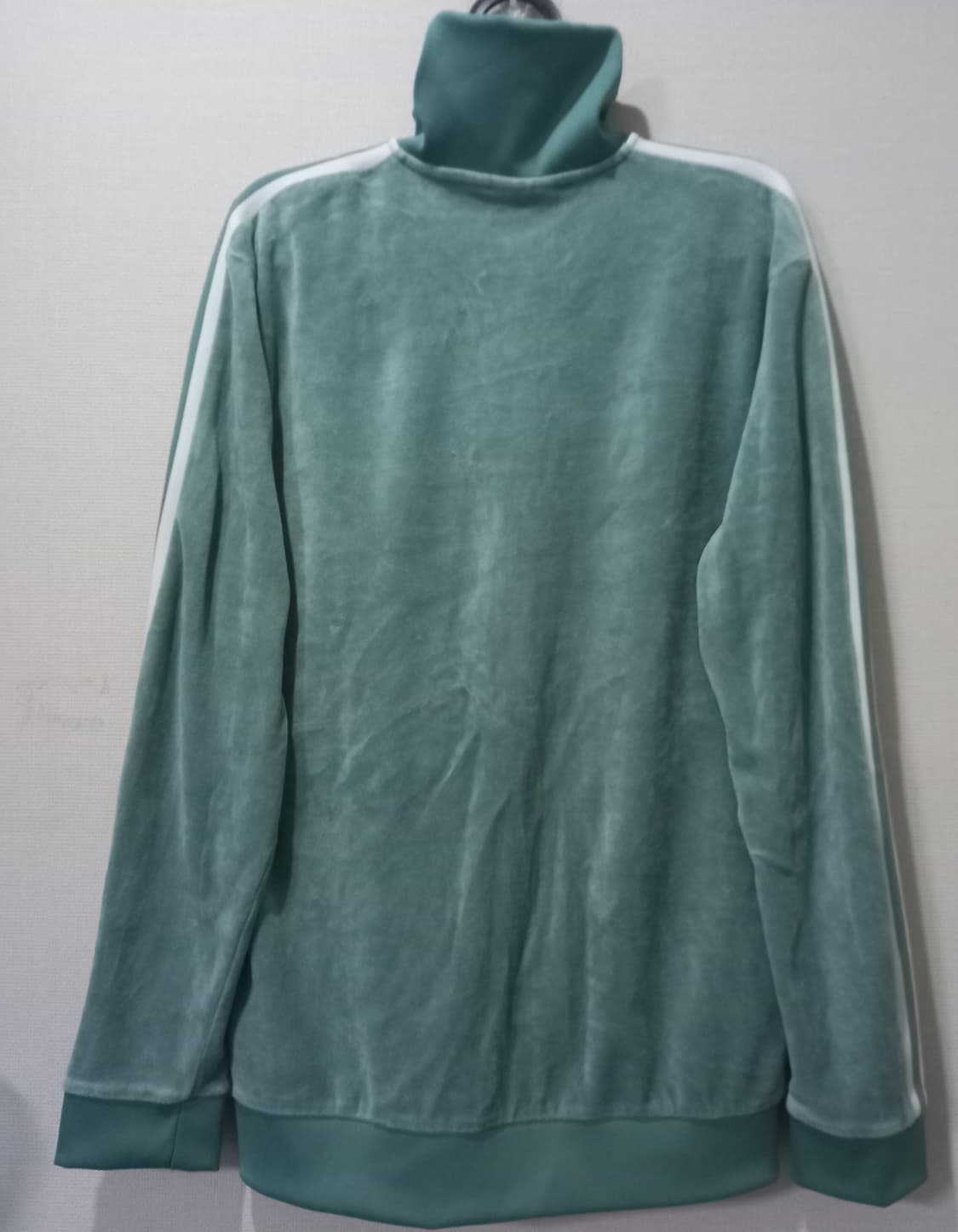 아디다스 벨벳 민트 스카이블루 트랙탑 저지 져지집업 95/M 상품이미지2