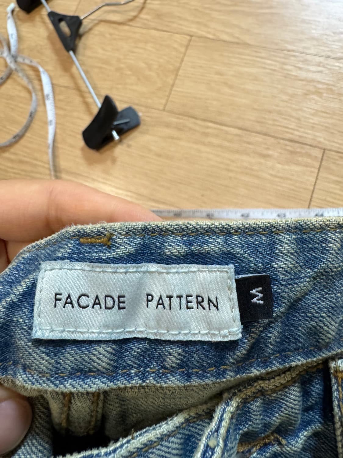 파사드패턴 클래식 데님 fade indigo 상품이미지7