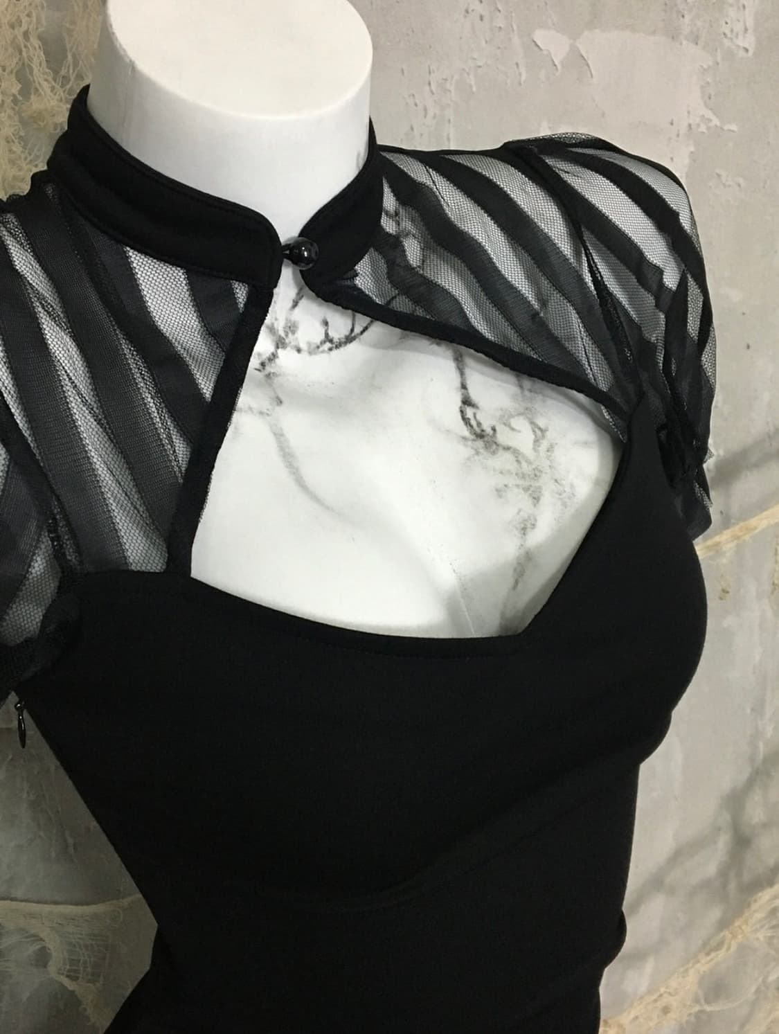 Punk Rave Neck Detail Onepiece 상품이미지2