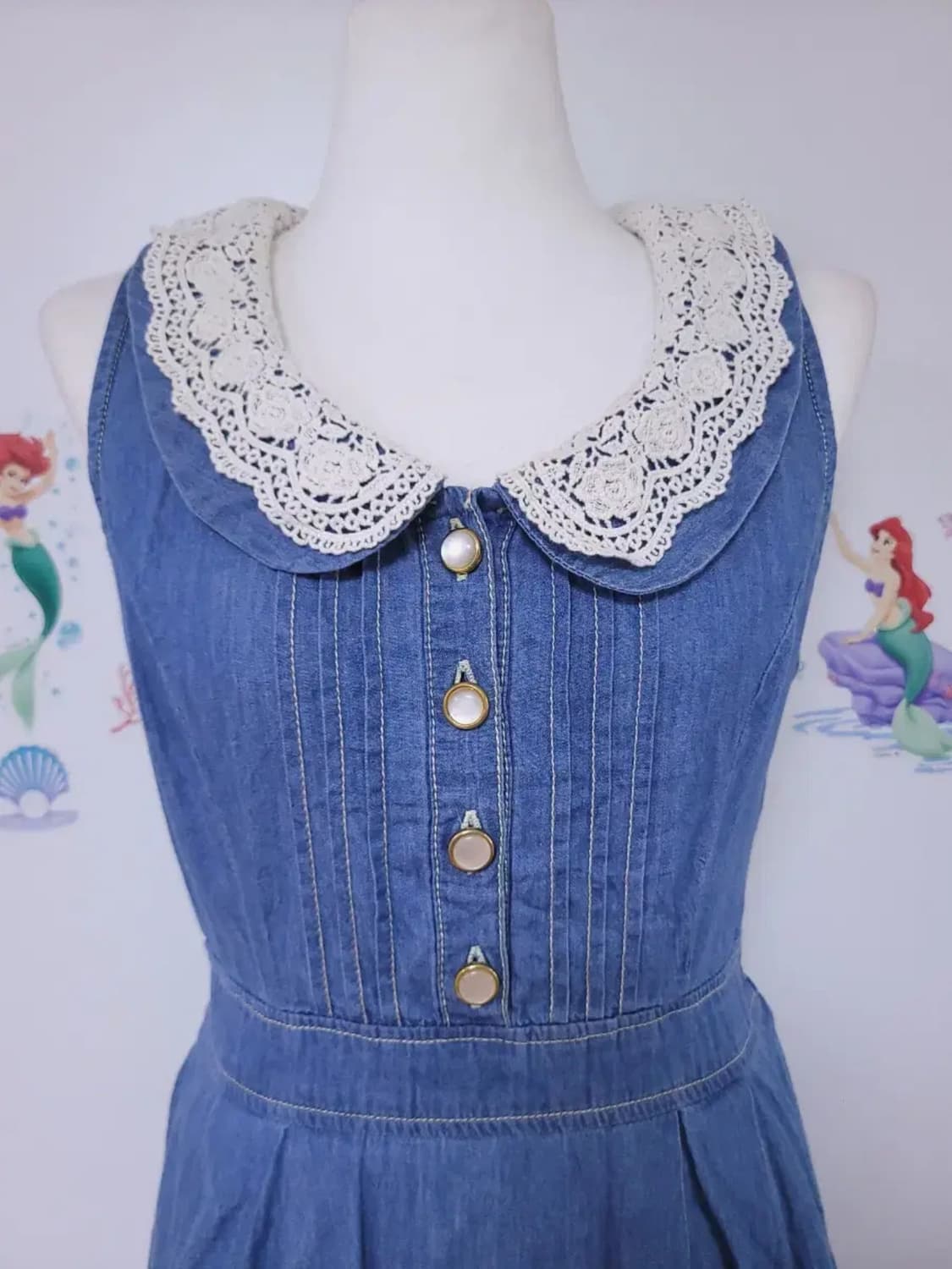 일본빈티지 민소매 청원피스 상품이미지2