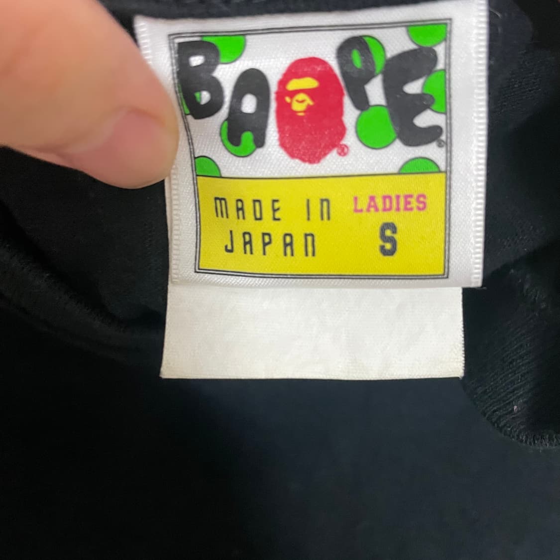 S) 베이프 빈티지 로고 그래픽 반팔 티셔츠 상품이미지4