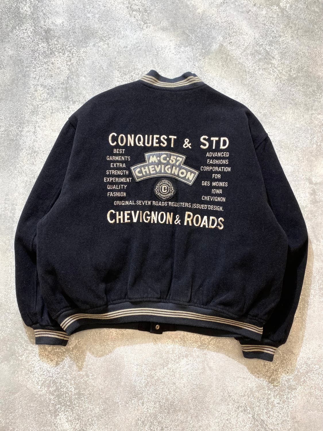 [XL] 90s CHEVIGNON 빈티지 울 바시티 자켓 상품이미지1