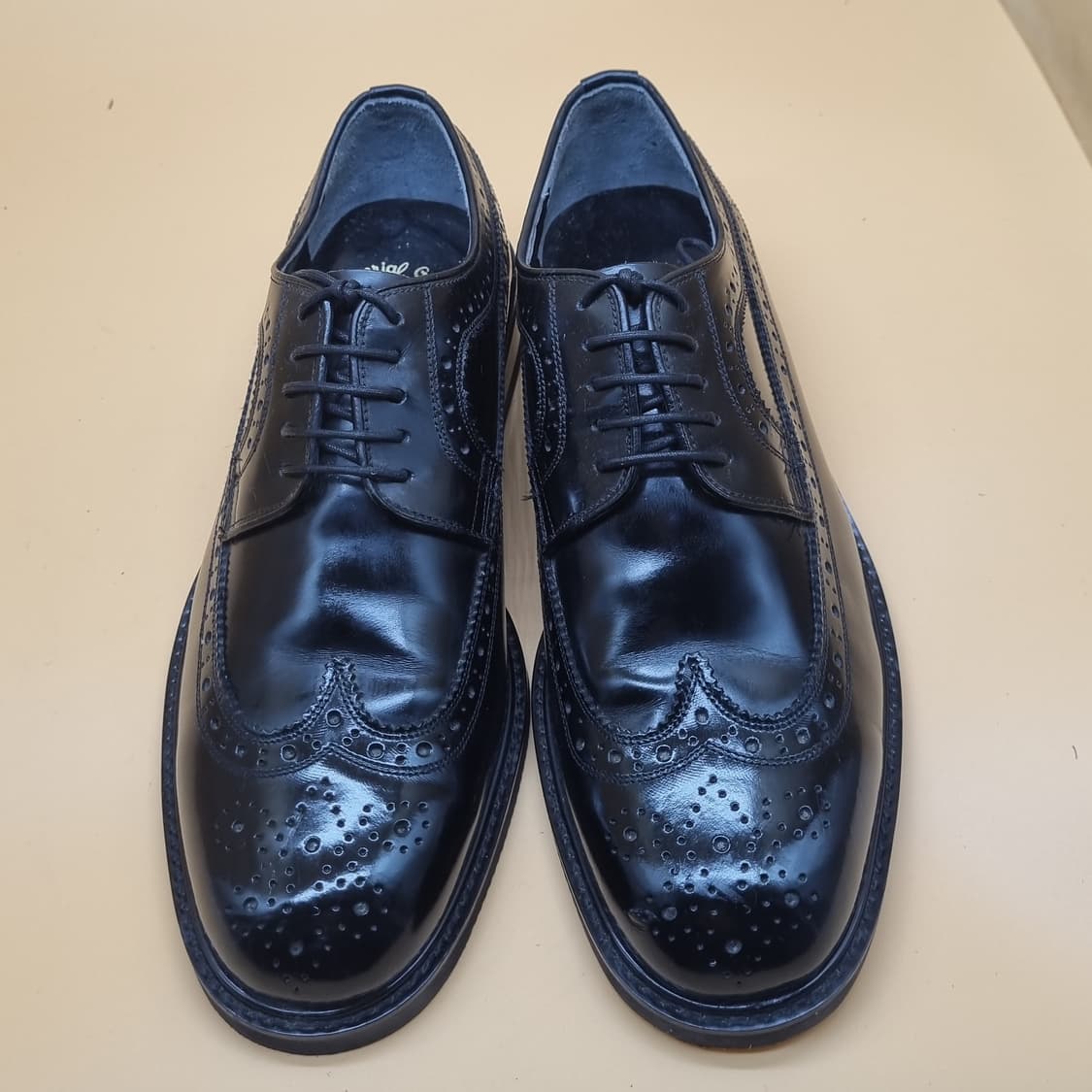 금강리갈 남성윙팁구두 실사이즈260 상품이미지2