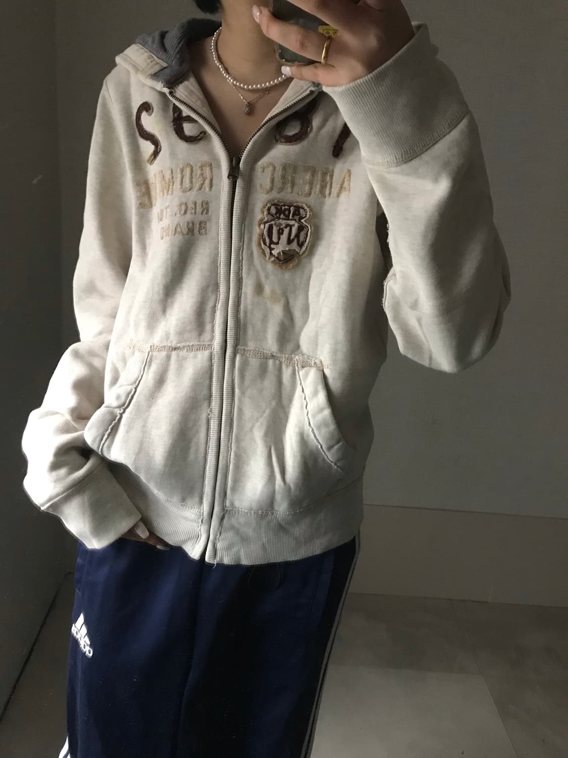 아베크롬비 오트밀 후드집업 상품이미지2