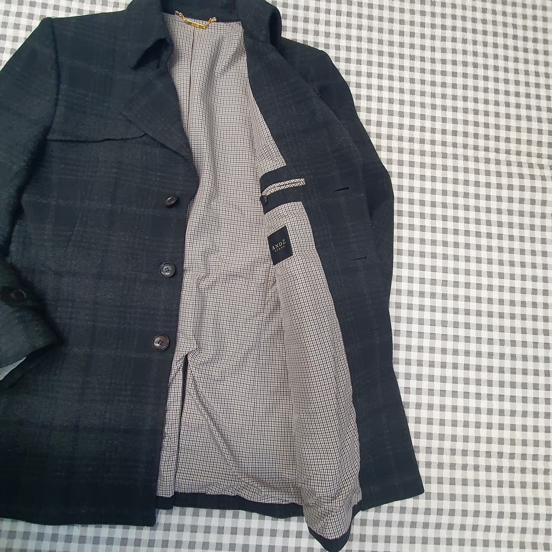 앤드지 울 하프 코트 남자95 상품이미지6