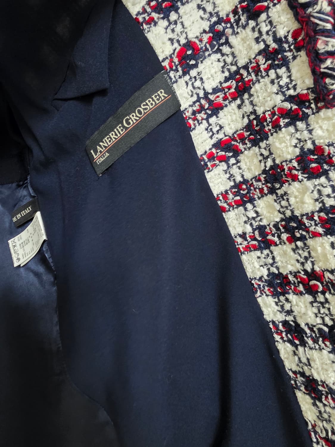 MINE 마인 이태리원단 트위드 자켓 상품이미지4