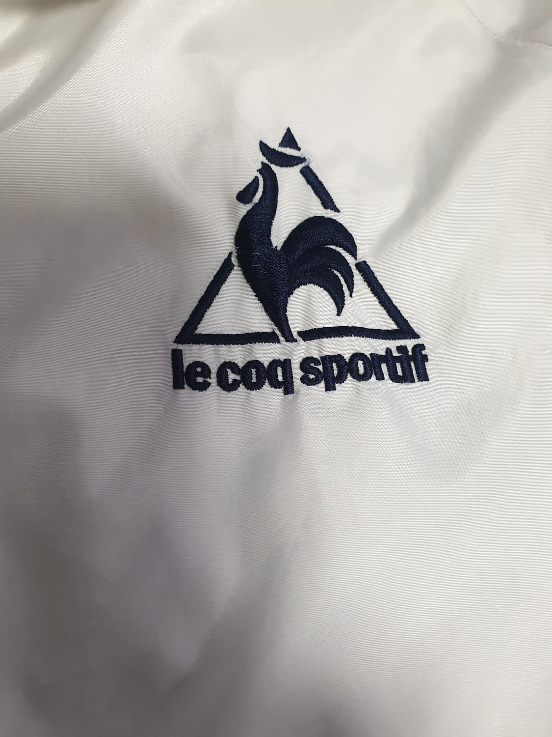 (단종매물) 르꼬끄 화섬 올드스쿨 레트로 자수로고 아노락 건담 (L) 상품이미지3