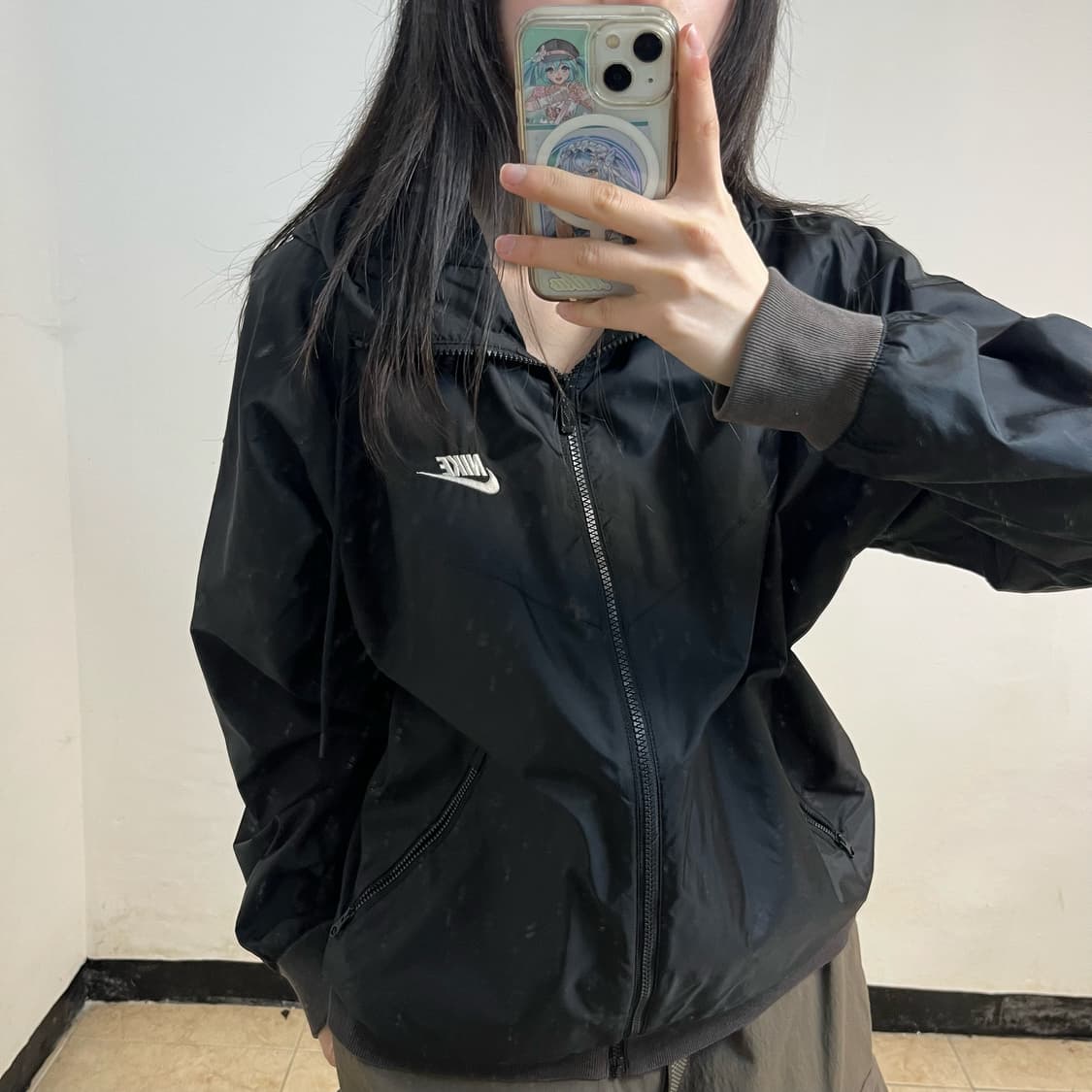 Nike black windbreaker 상품이미지3