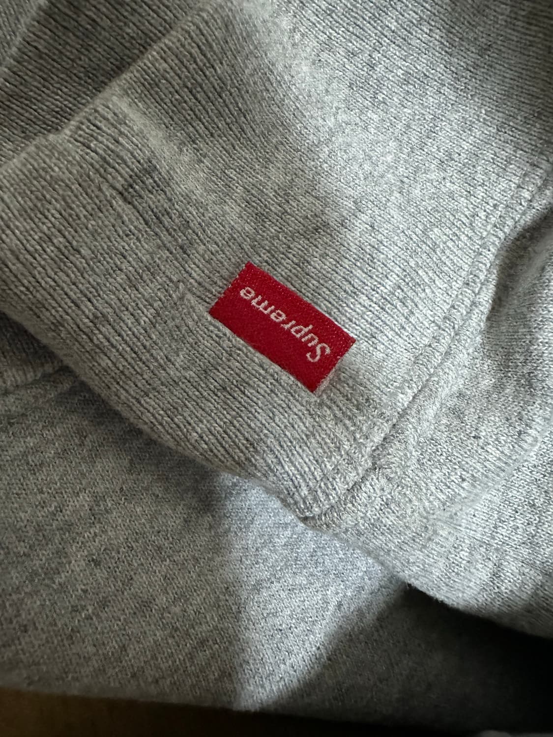 [XXL, 2XL] 슈프림 버버리 슈버리 박스로고 후드티 그레이 상품이미지5