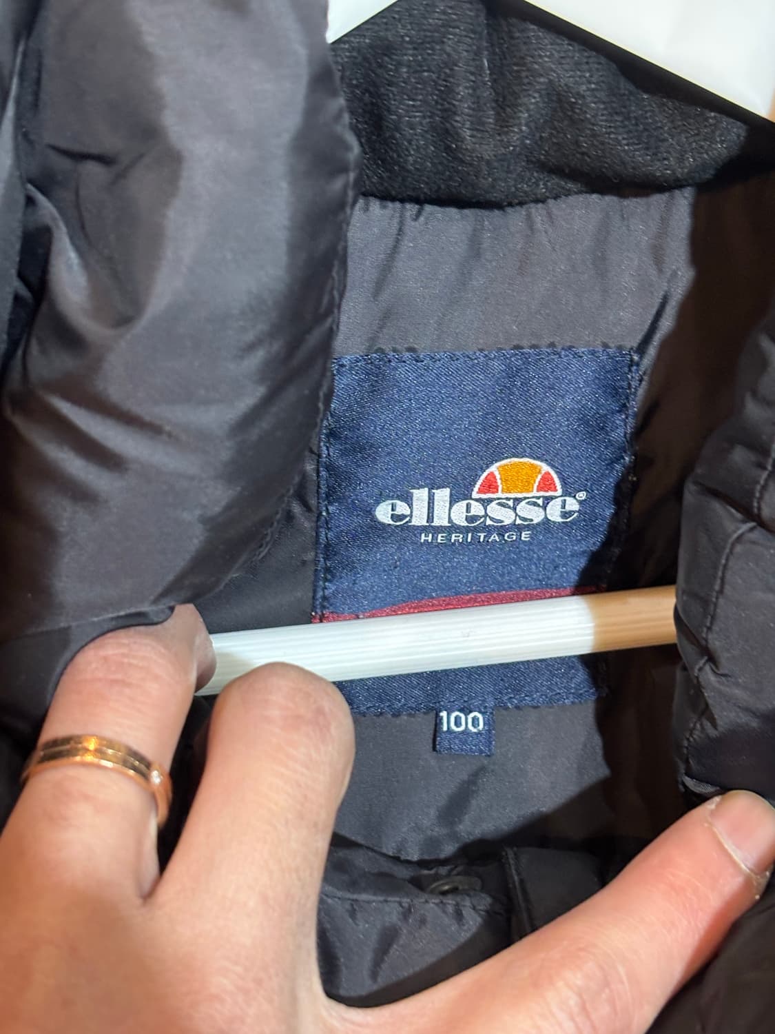 엘레쎄 롱패딩 블랙 100사이즈 상품이미지5