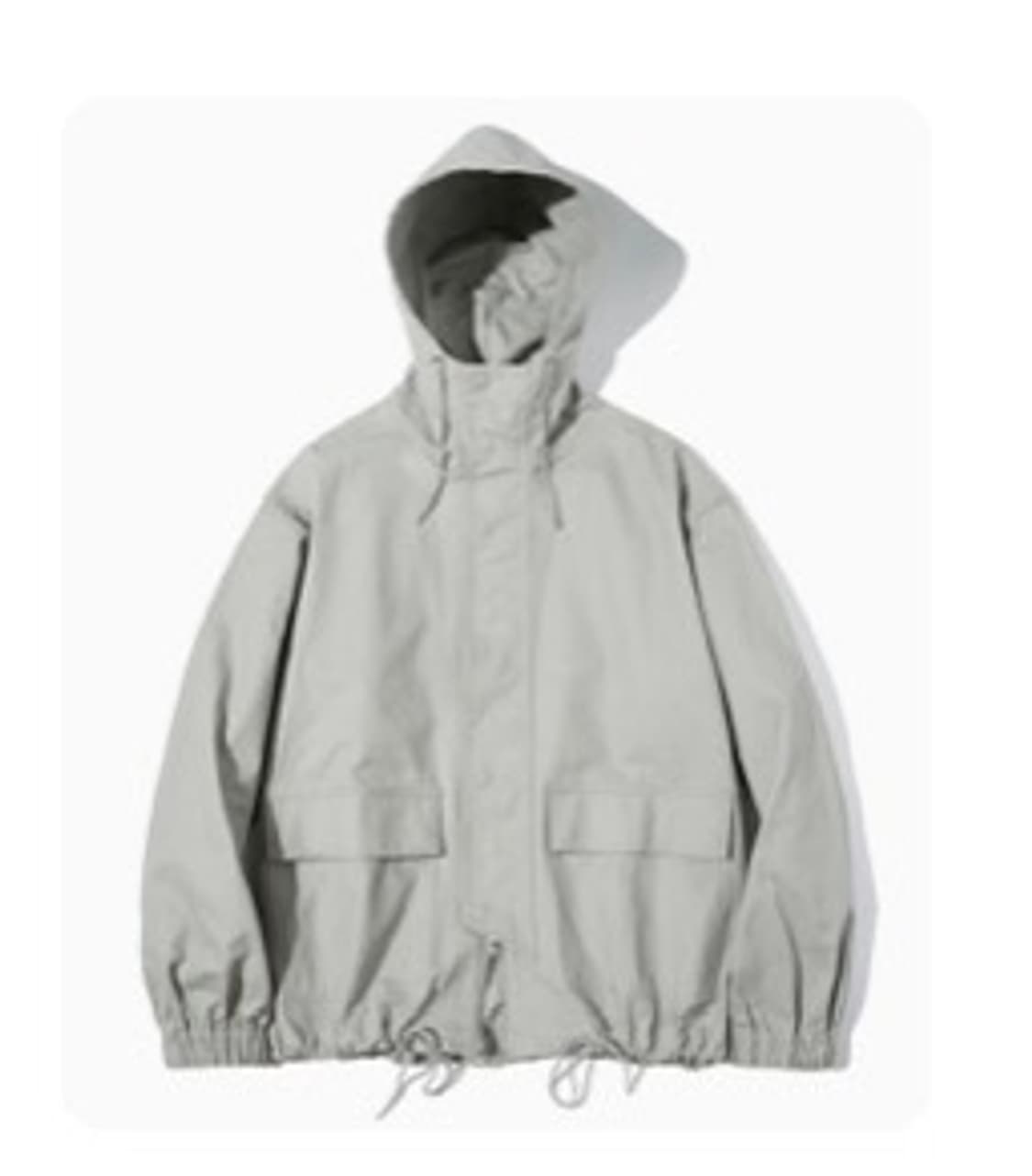 파르티멘토 후드 집업 스모크 그레이 m 상품이미지1