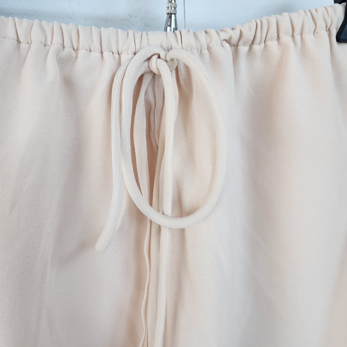 수입 시스루 아이보리 반바지 상품이미지2