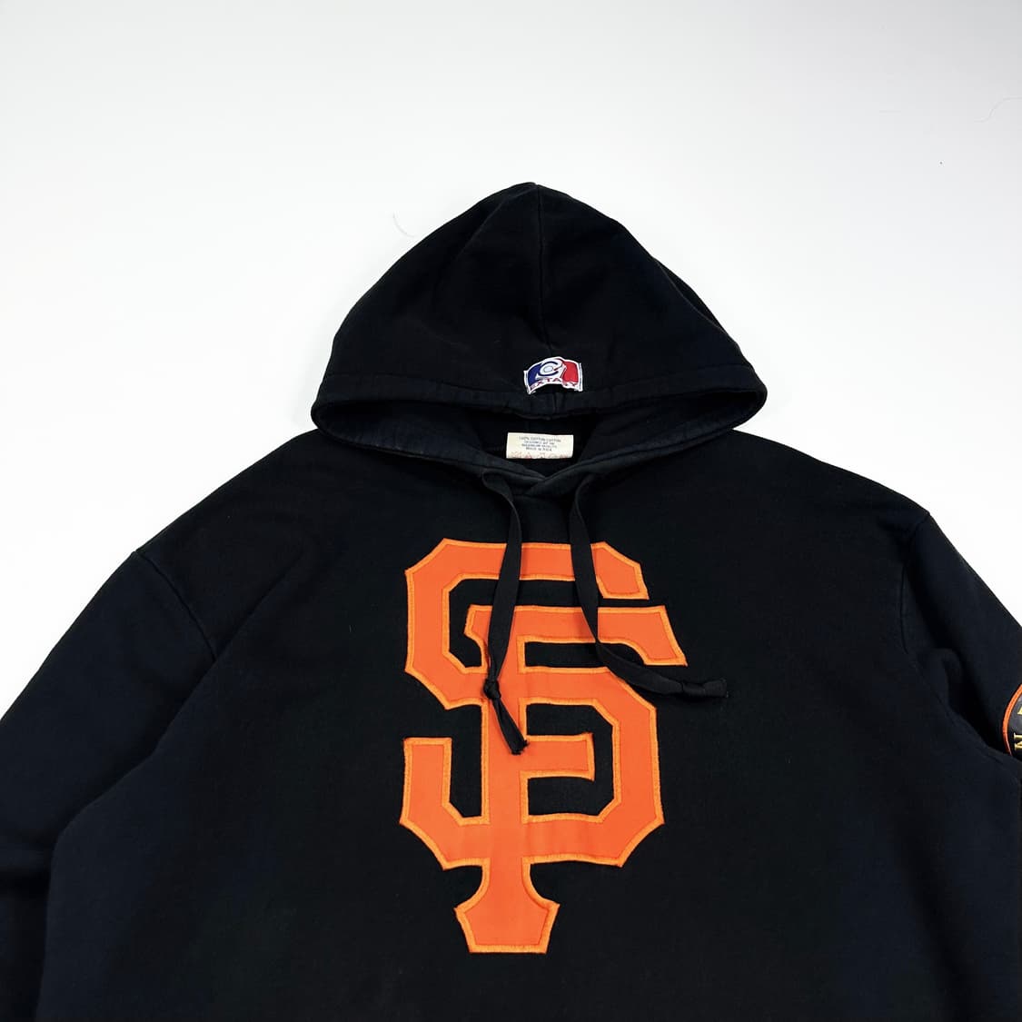 VTG 빈티지 MLB 샌프란시스코 빅로고 박시핏 후드티 L 상품이미지2