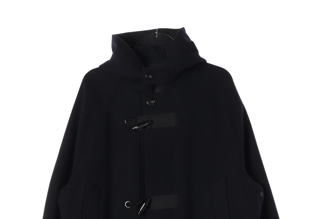 타임 옴므 23FW 울 캐시미어 블렌드 후드 더플 코트 상품이미지3