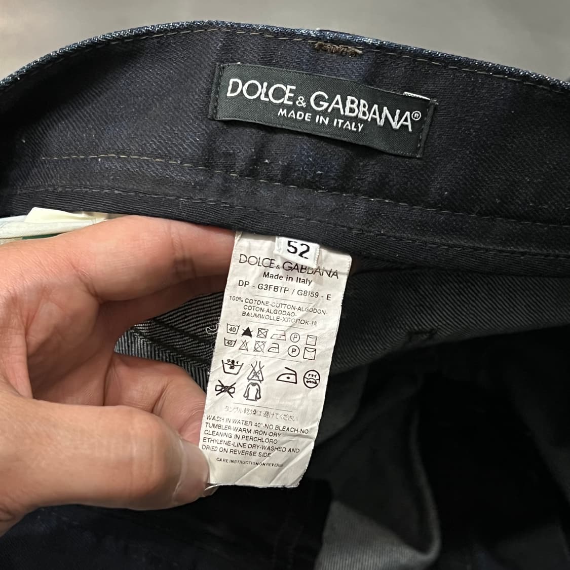 돌체앤가바나 은장 데님 팬츠 +명품감정서 y16273 상품이미지6