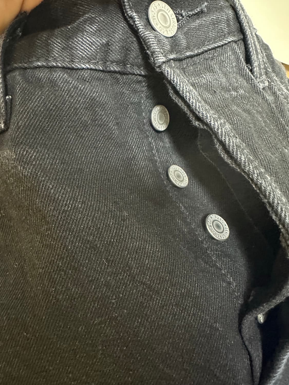 리바이스 501 프리미엄 흑청 블랙 32 상품이미지3