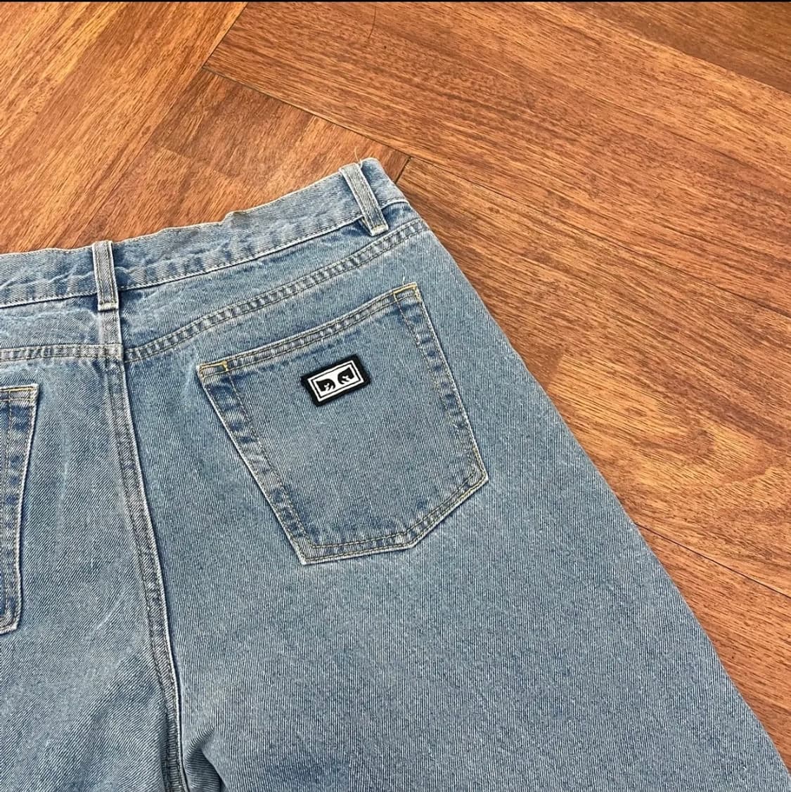 오베이 와이드데님팬츠 상품이미지2