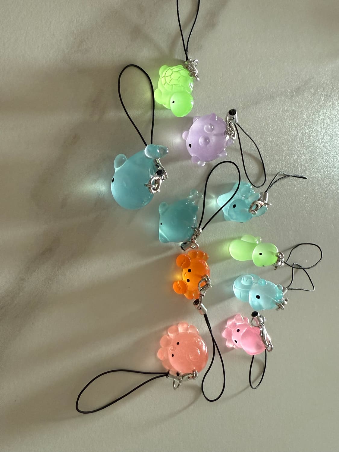 야광 해양생물 키링 (2개 선택) 상품이미지1