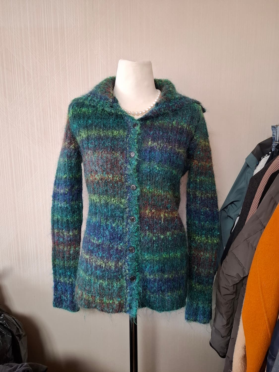 일본빈티지 k.a.t. 모헤어 가디건 상품이미지2