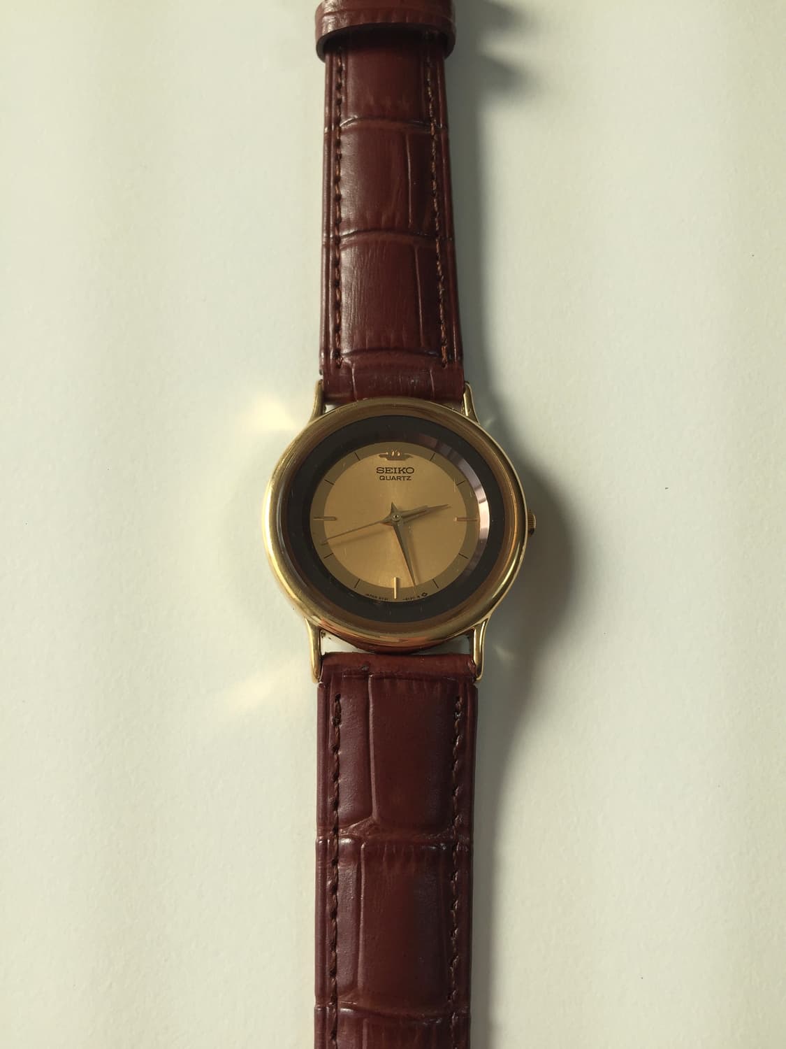 90s seiko gold-black combi quartz 상품이미지7