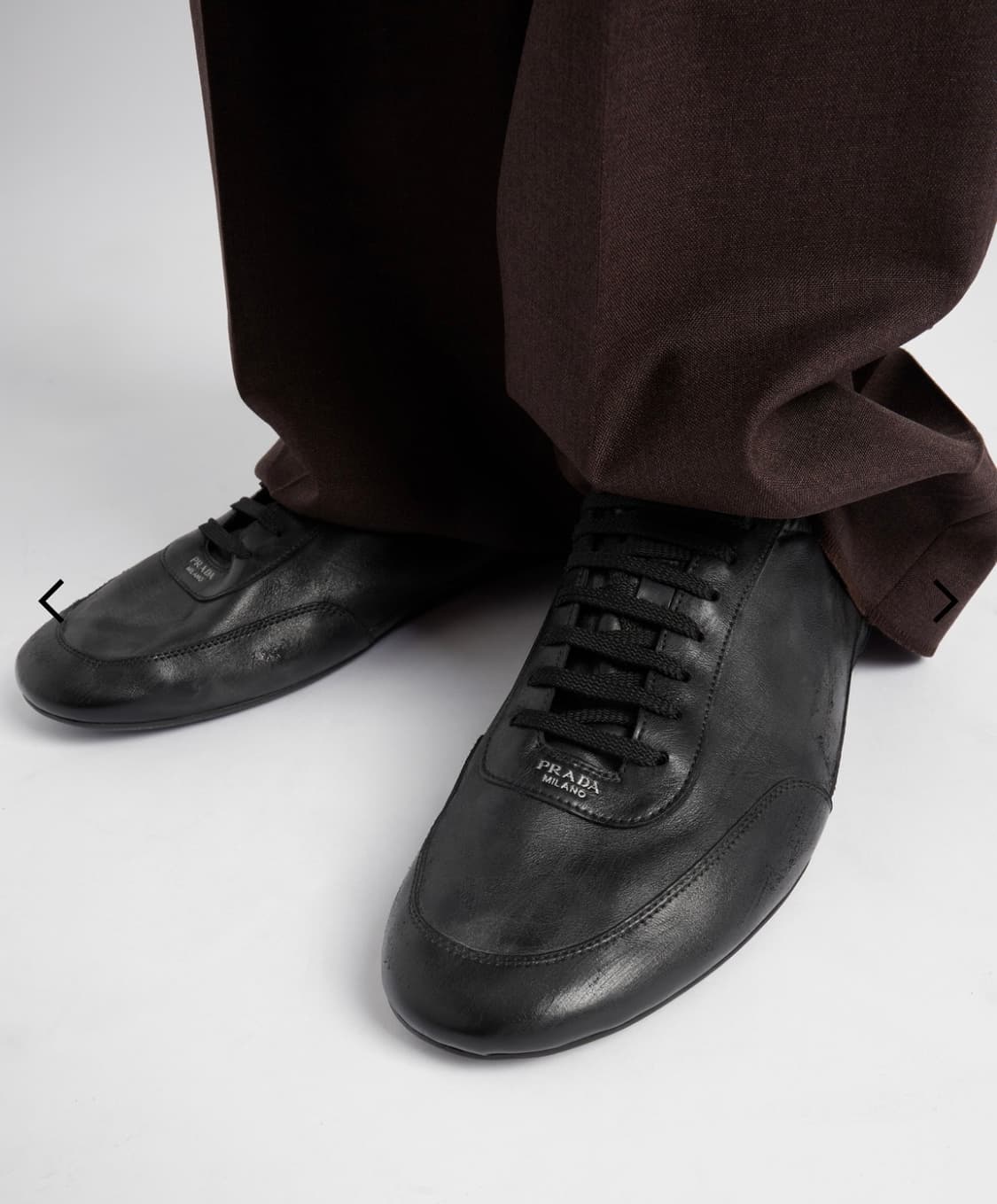 프라다 컬랩스 레더 스니커즈 상품이미지2